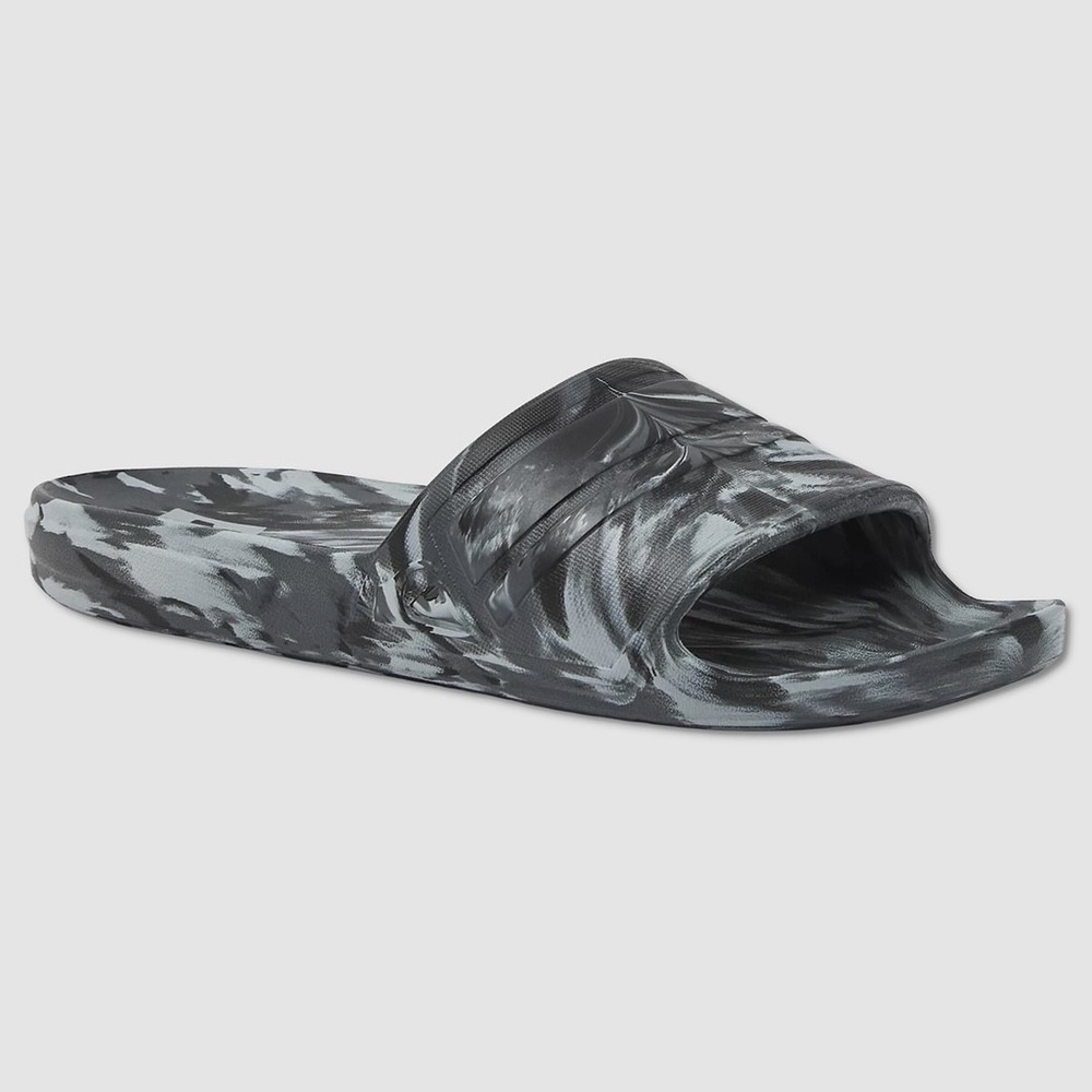 Quiksilver Cloudbreak Slim Slide Sandals - NWT Mens 13 Black / Grey - #49631-K10
